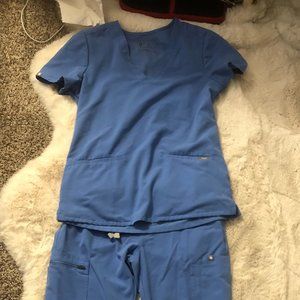 Figs Scrub Set (three packet top & skinny pants)